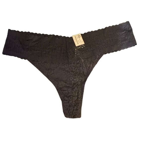 Auden NWT black lace thong underwear plus size 3XL - Picture 1 of 3
